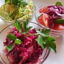 Table laying, banquets, cookery