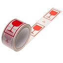 Packing adhesive tape warning with printing - Special adhesive tapes - Adhesive tapes
