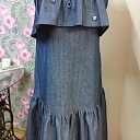 Sewing workshop. Clothing mending, sewing and modeling