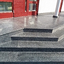 Granite steps and areas