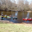 Boating on the Salaca River