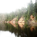 Boating on Latvian rivers