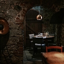 Cafe "Pagrabins" in Kuldiga