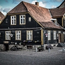 Cafe "Pagrabins" in Kuldiga