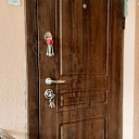Installation of the entrance door of the apartment