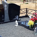 Tombstones, curbs, fences