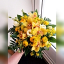 Bouquets of flowers in Bauska