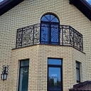 Forged balcony railings