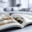 Elegant design magazines with PrintOnline.lv printing services