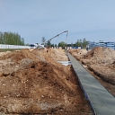 Betona piegāde