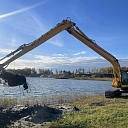 Cleaning an overgrown pond