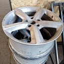 Part renovation with sand blasting