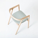 Premium design chair with ergonomic shape – comfortable upholstered furniture for the interior