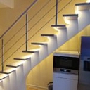 Stairs with lights