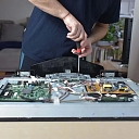 TV internal repair and maintenance.