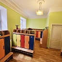 Kindergarten wardrobe for children.