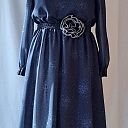 Темно-синее платье для женщин