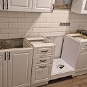 Kitchen furniture assembly and installation.