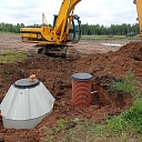 Installation of biological wastewater treatment equipment