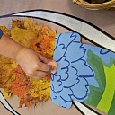 Sensory activity with natural materials