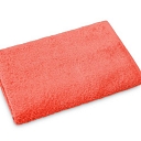 Orange terry towel – soft and absorbent textile