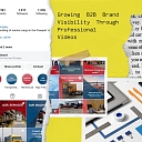 Video izmantošana, lai palielinātu B2B zīmola atpazīstamību un iesaisti.