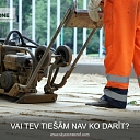 Grunts blīvēšanas un sagatavošanas process būvlaukumā