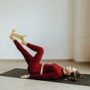 Rehabilitation exercises with resistance band