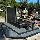 Granite monuments and curbs