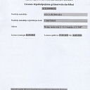 Licence ārpakalpojumu grāmatveža darbībai