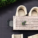 Terrace and patio slabs