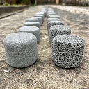 Comparison of the structure and density of lightweight cellular concrete