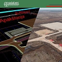 Būvniecības plānošanas process, integrējot jauno infrastruktūru ar esošo. Vizualizācija un reālie darbi uz vietas, kas nodrošina projekta progresu.