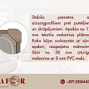 High-quality bed construction with protective profiles