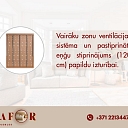 Gultas pamatne ar ventilācijas zonām