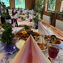 Banquet table setting