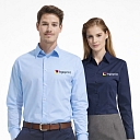 Shirts with company logo