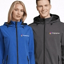 Softshell jackets with logo