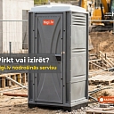 Iegādājies vai iznomā tualeti.