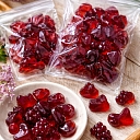 Cranberry jelly candies – natural fruit candies in a package