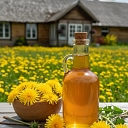 Dandelion drink in a bottle – a natural health elixir from Latvian meadows