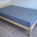 Moskos single wooden bed