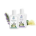 JUST Elderberry and Hyssop Shower Shampoo and Body Lotion