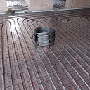 Underfloor heating installation