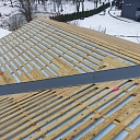 Roof installation works