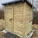Outdoor dry toilet