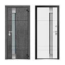 Exterior doors with glass