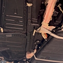 Detailed view of CryoCar protective spray application