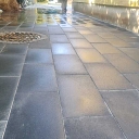 Laying large concrete slabs