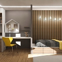 Acoustic wall panel Basic 6614